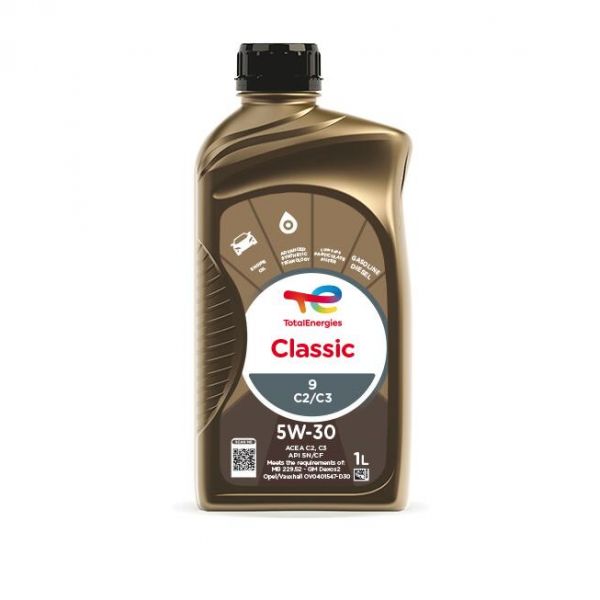 5W30 TOTAL QUARTZ CLASSIC 9 C2-C3 1L