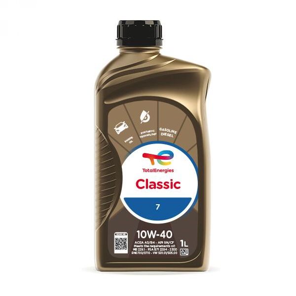 10W40 TOTAL QUARTZ CLASSIC 7 A3/B4 1L