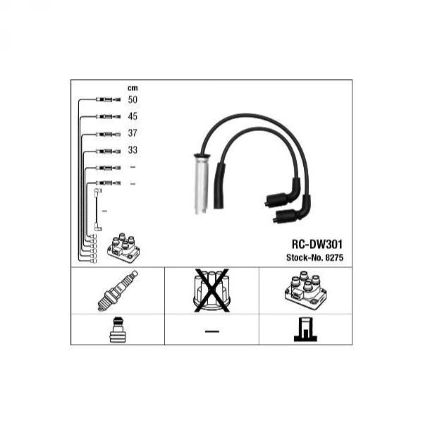 KABLOVI PALJENJA ZEF1142 RC-DW301 BREMI OPEL ASTRA