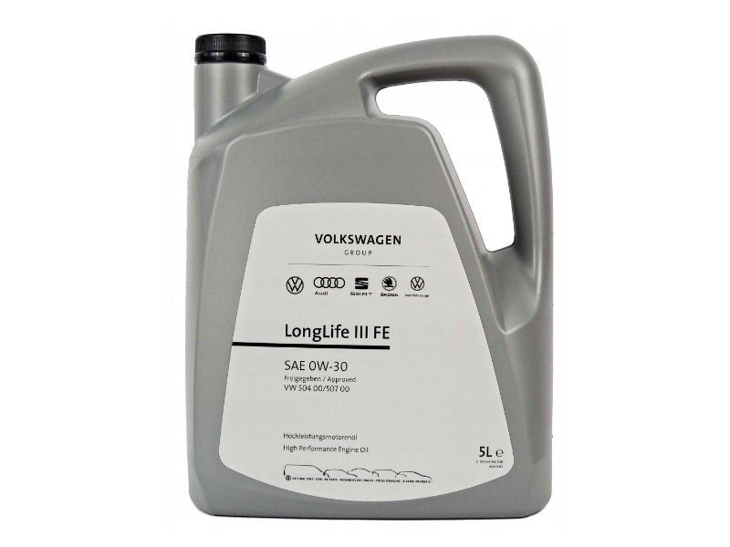 0W30 VW LONG LIFE III FE 504.00 507.00  5L