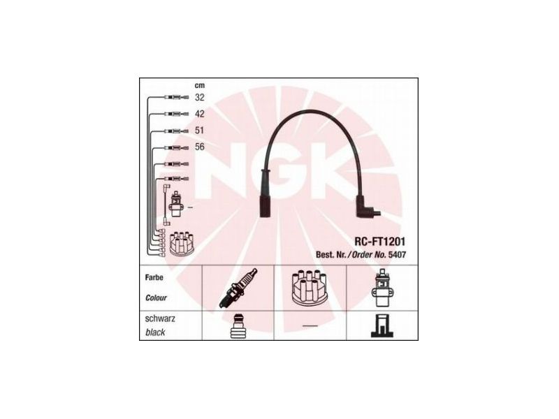 KABLOVI PALJENJA ZEF 968 RC-FT1201 MARELLI FIAT BRAVA 1.4 12V