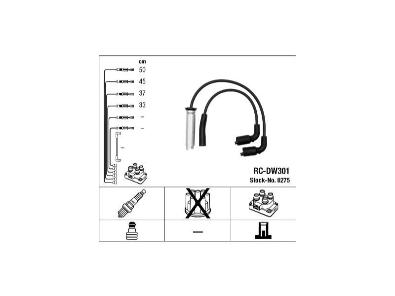 KABLOVI PALJENJA ZEF1142 RC-DW301 BREMI OPEL ASTRA
